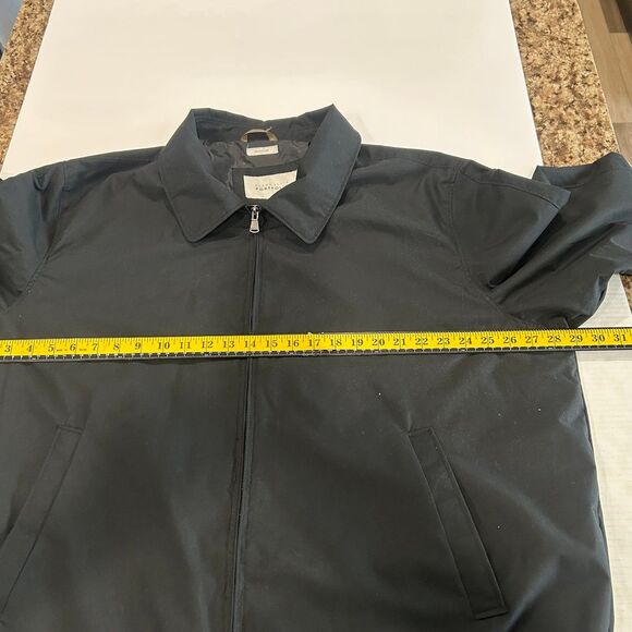 Perry Ellis Jacket Men’s Size 3X Color Black Microfiber Portfolio Windbreaker - Picture 10 of 11